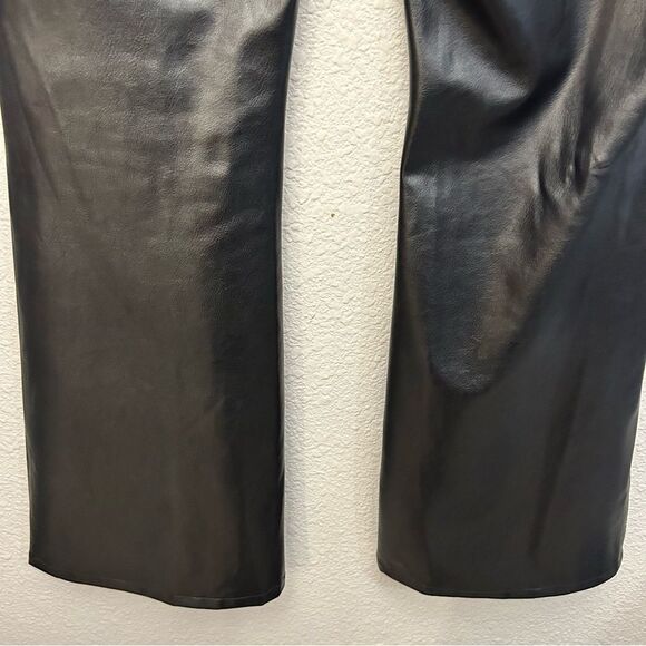 Veronica Beard Beverly Faux Leather Flared Pants Size 31 - Picture 15 of 15